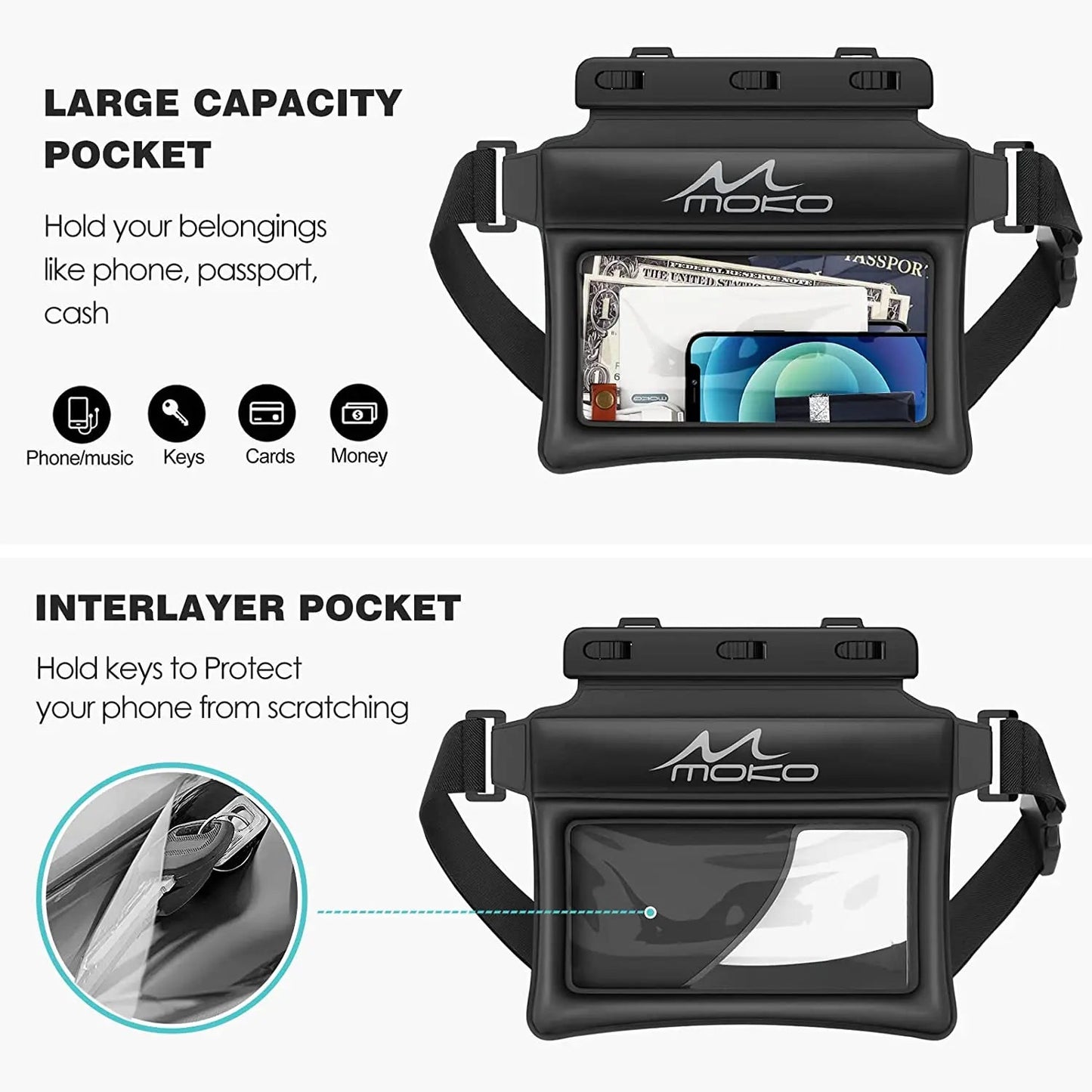 Waterproof Fanny Pack  Phone Pouch - Sexikinis Swim