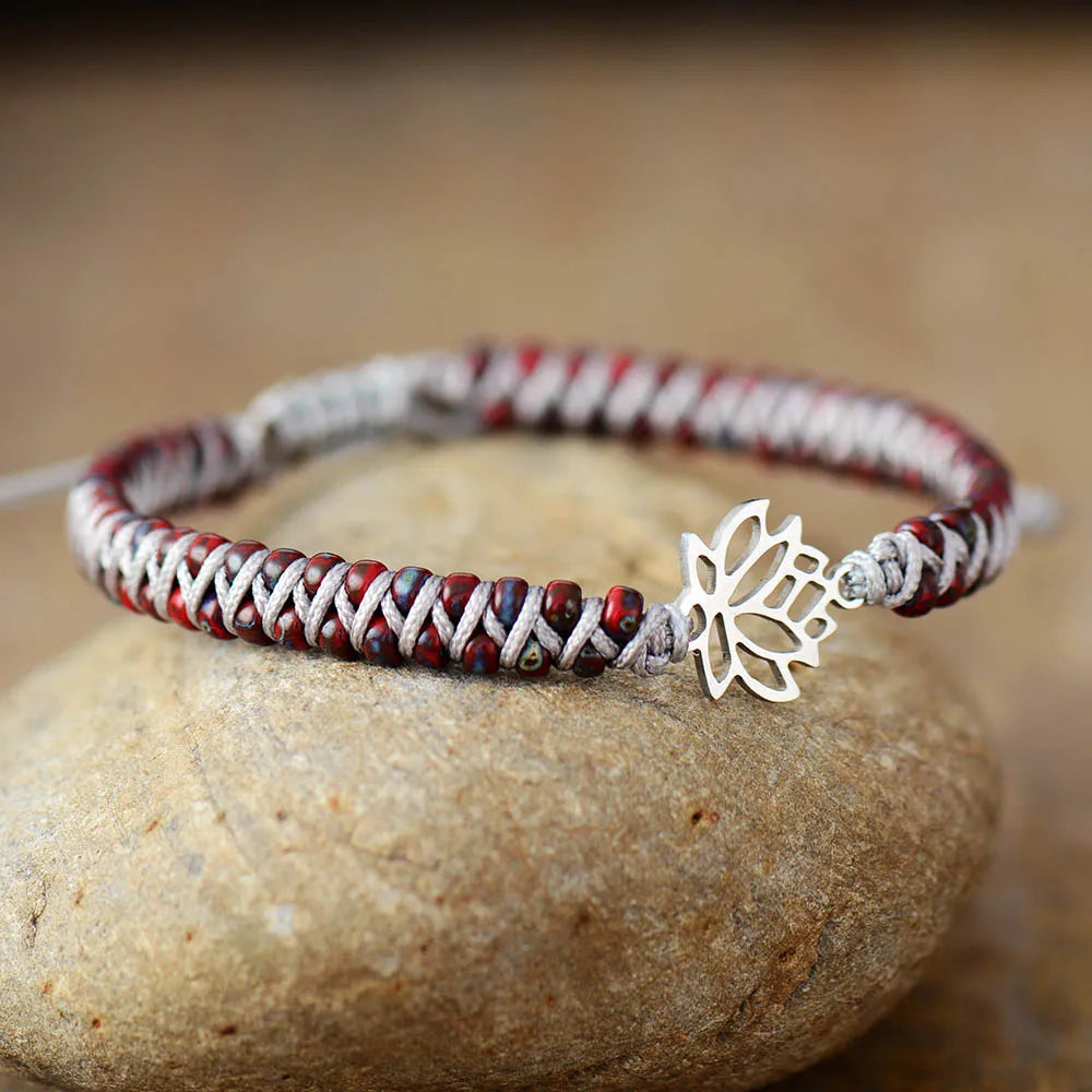 Lotus Charm Spiritual Bracelet