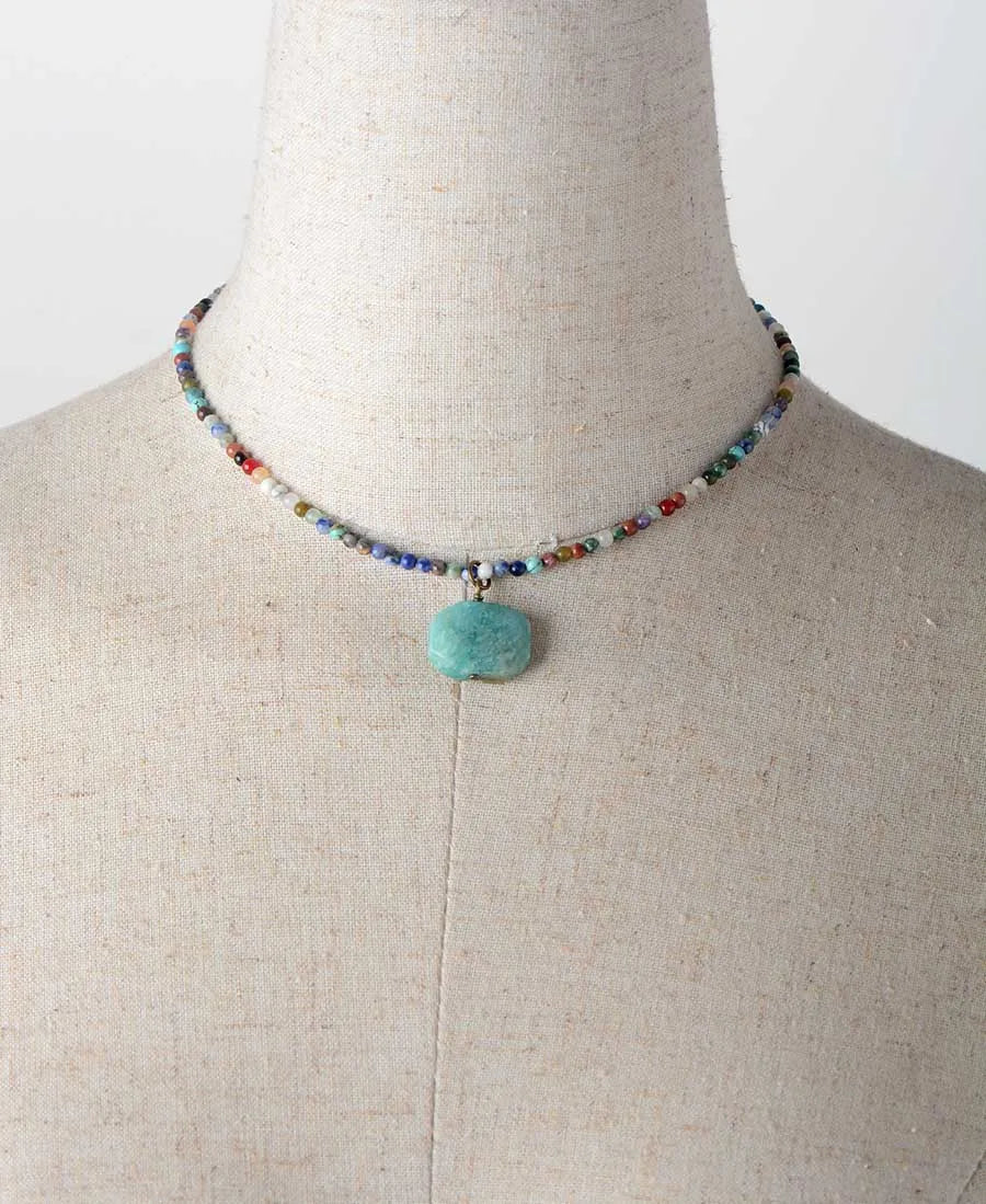 Amazonite Choker Necklace