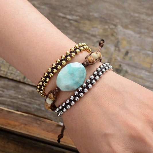 Amazonite Beaded Bracelet