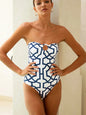 Geometric Shapes one piece swimsuit - Sexikinis Swim