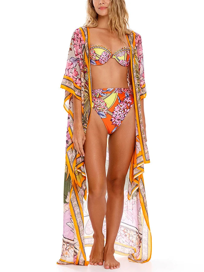 Funky High Waist Two-Piece  Swimsuit - Sexikinis Swim