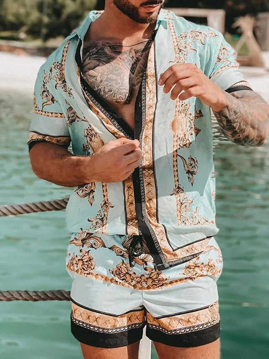 Designer style men two piece Beach set