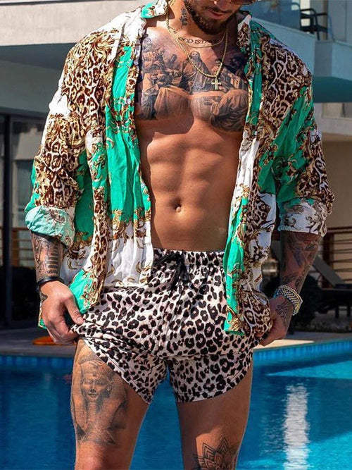 Trendy men two piece Beach set - Sexikinis Swim