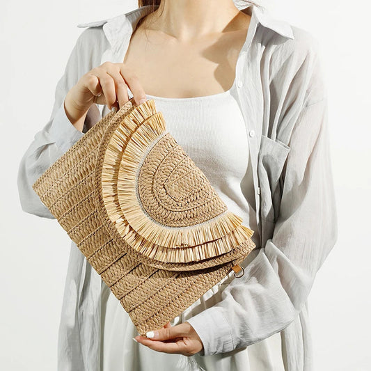 Raffia Straw Weaven Bag - Sexikinis Swim