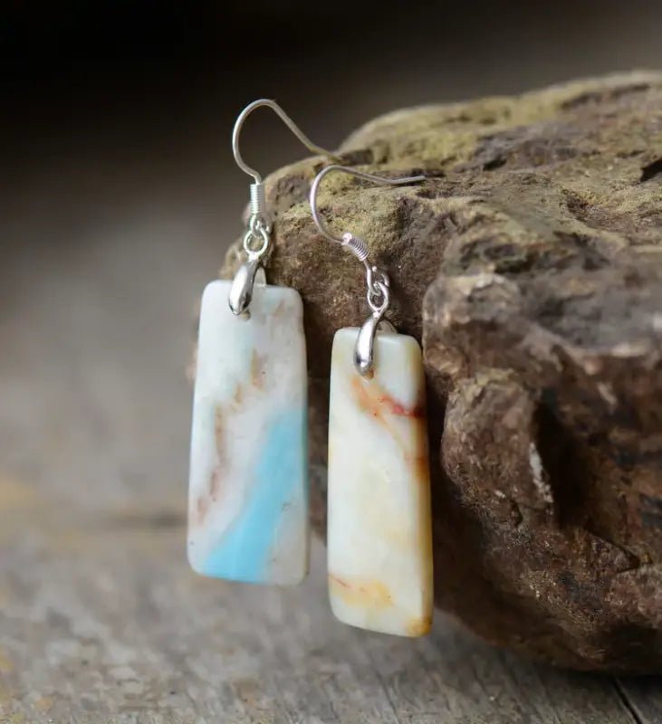 Amazonite Drop Earrings