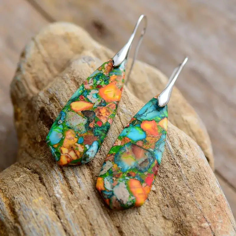 Imperial Jasper Oasis Earrings