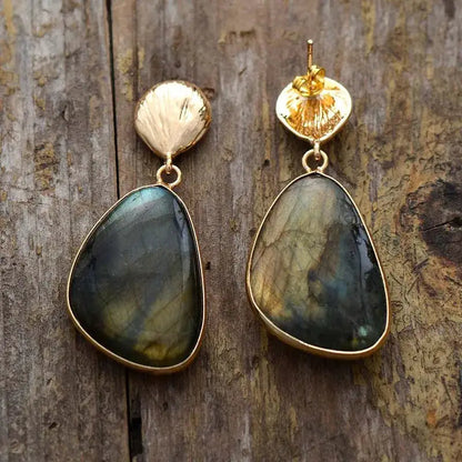 Labradorite Drop Earrings