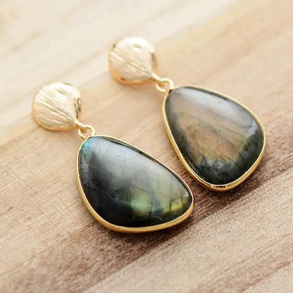 Labradorite Drop Earrings