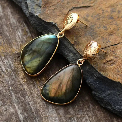 Labradorite Drop Earrings