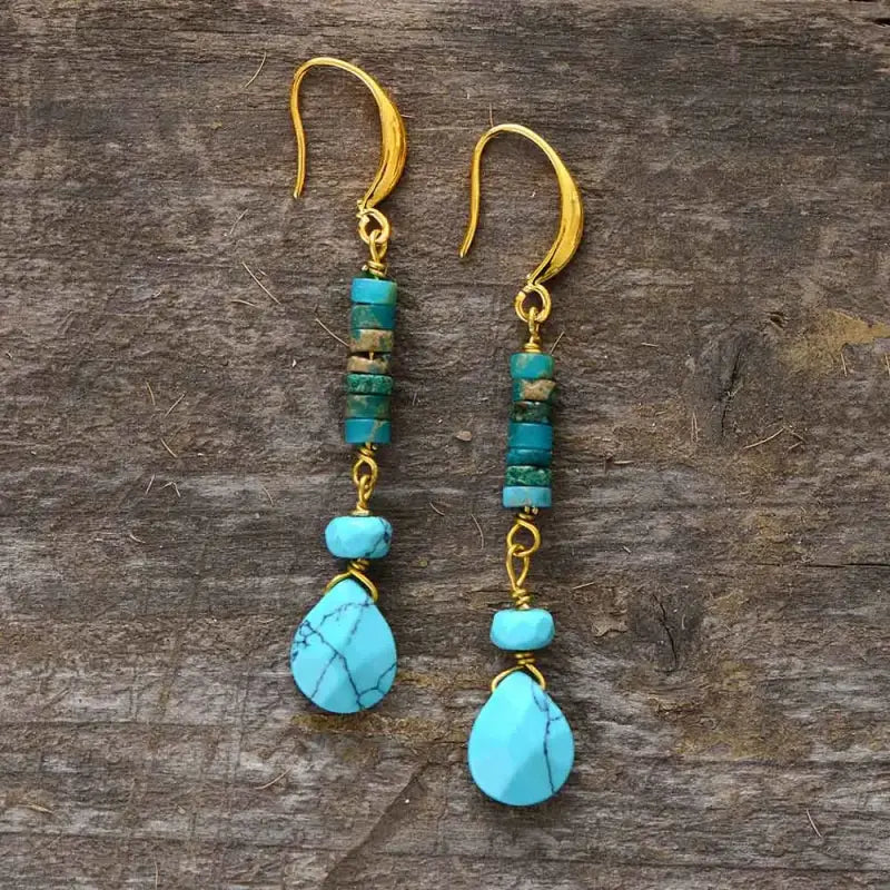 Turquoise Jasper Earrings